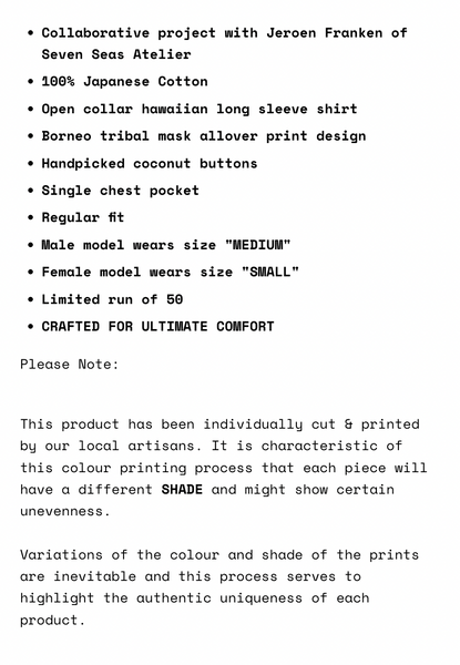 Borneo Shirt (unisex)