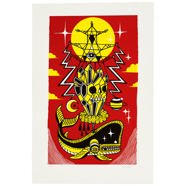 Two Lithograph Print Set